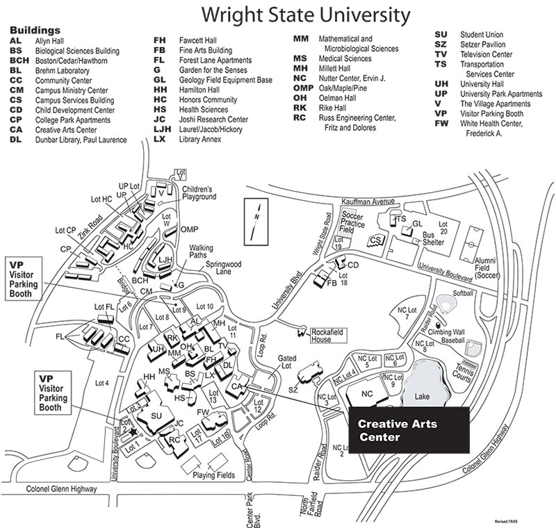 creative arts center map
