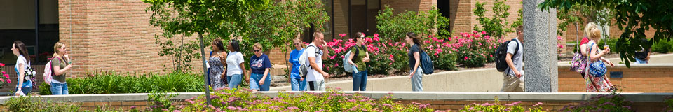 photo of students on campus
