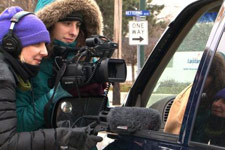 photo of Erin and Amy at the Gates