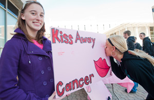 photo of students raising funds
