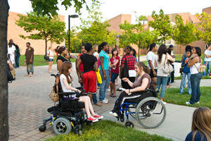 photo of students at fall fest