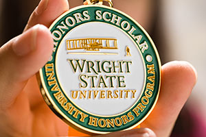 photo of an honors medal