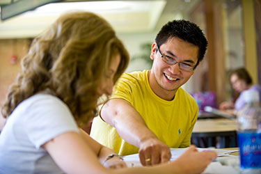 photo of two students