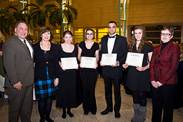 photo of morris home furnishings artsgala scholarship recipients