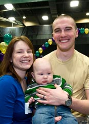 photo of military family