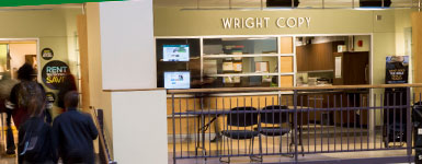 photo of wright copy in the student union