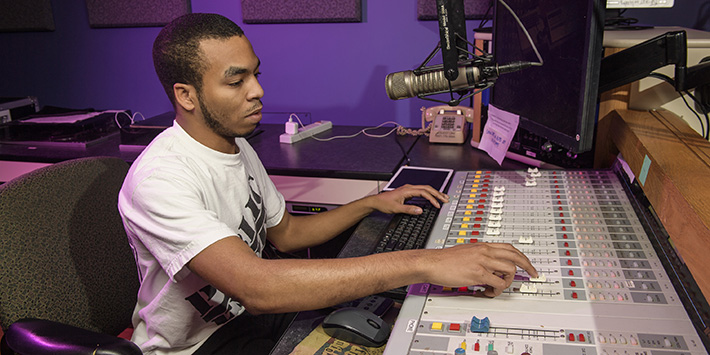 photo of a radio dj
