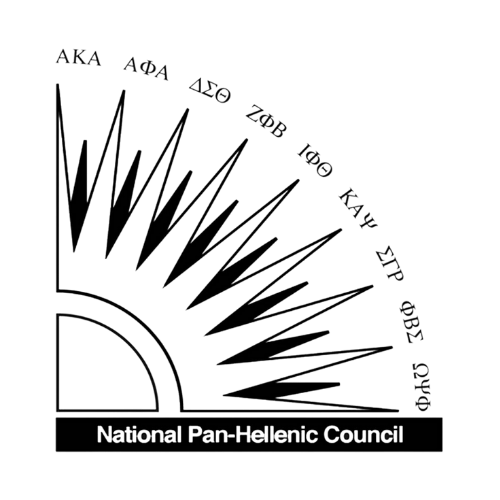Logo for the National Pan-Hellenic Council, featuring the Divine 9 organizations.