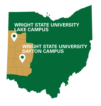 Raider Country is the contiguous 16-county region in Ohio anchored by our two campuses.