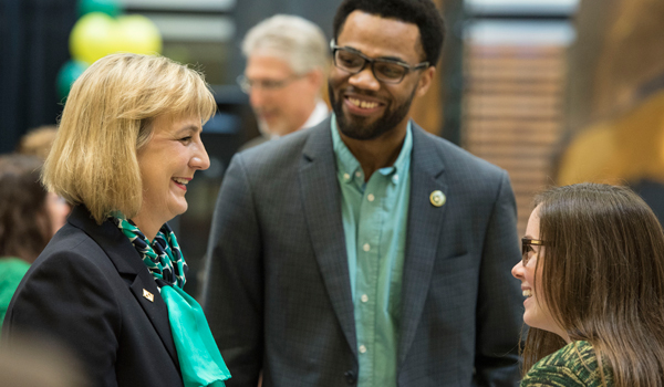 Welcome reception for
President Cheryl B. Schrader