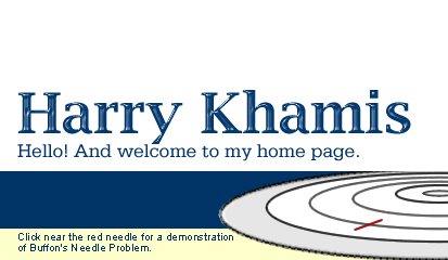 Banner - Harry Khamis Home Page