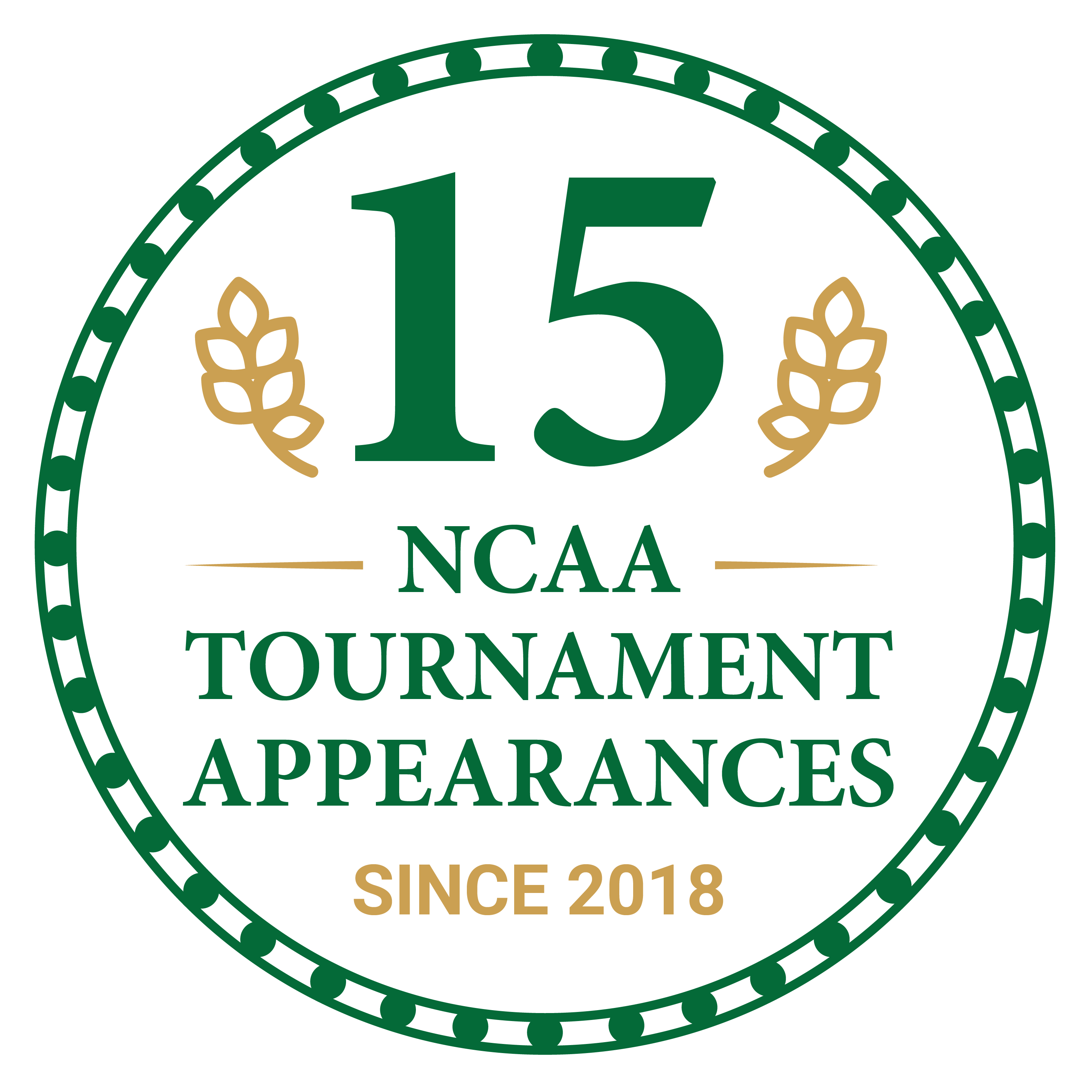 15 NCAA tournament appearances since 2018