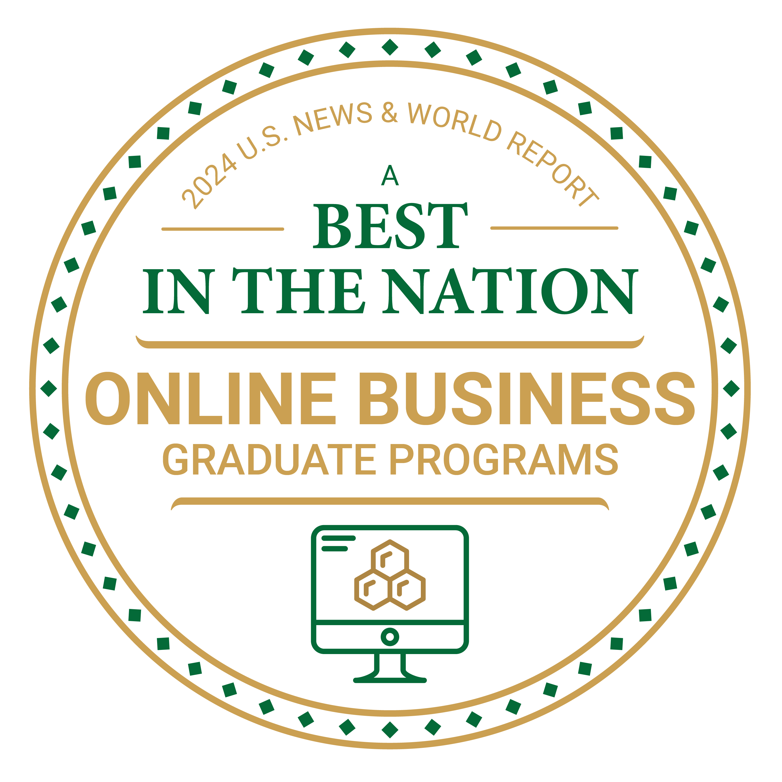 2024 Raj Soin School of business named a best in the nation for online business graduate programs by US News and World Report