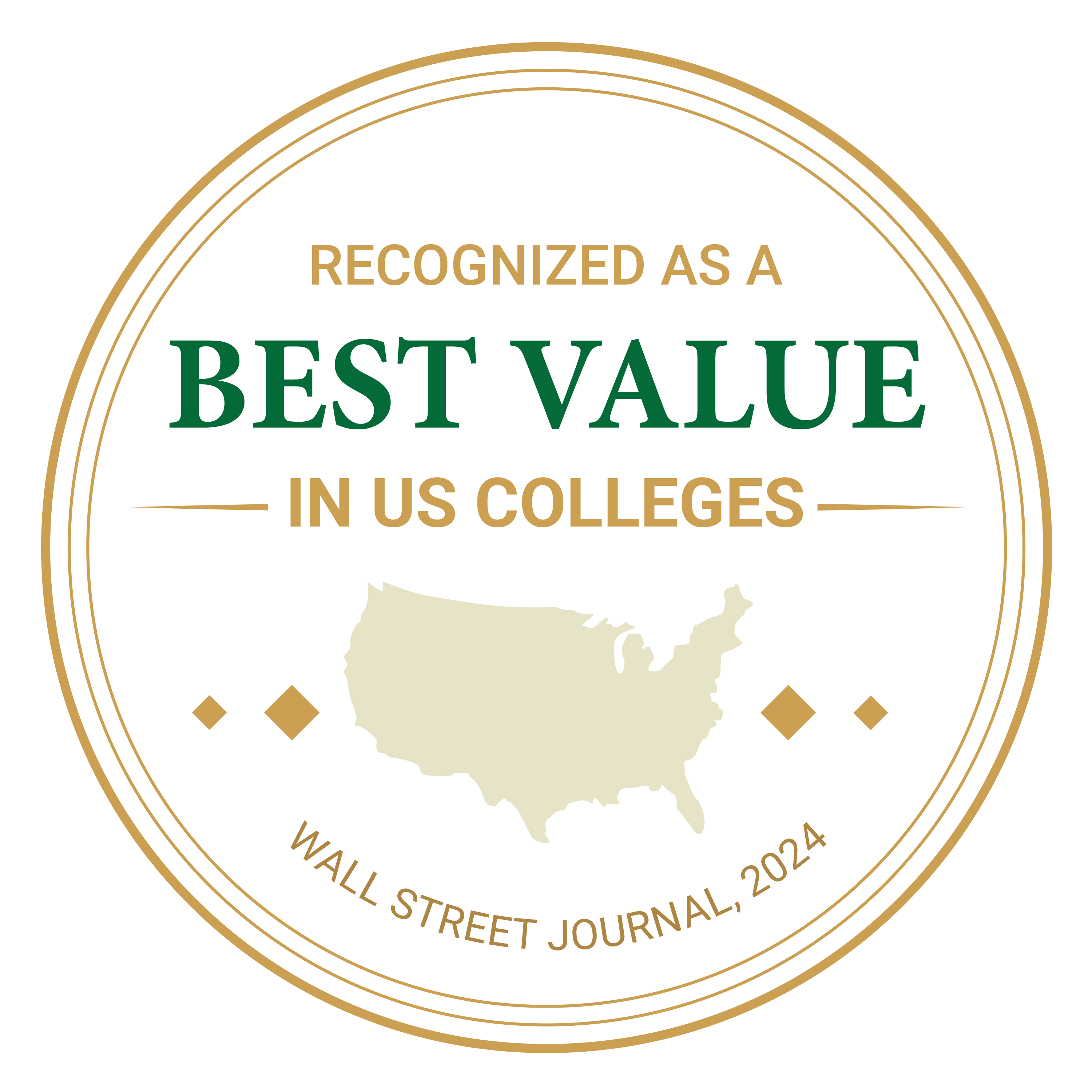 Wright State University one of americas best colleges ranked by the wall street journal