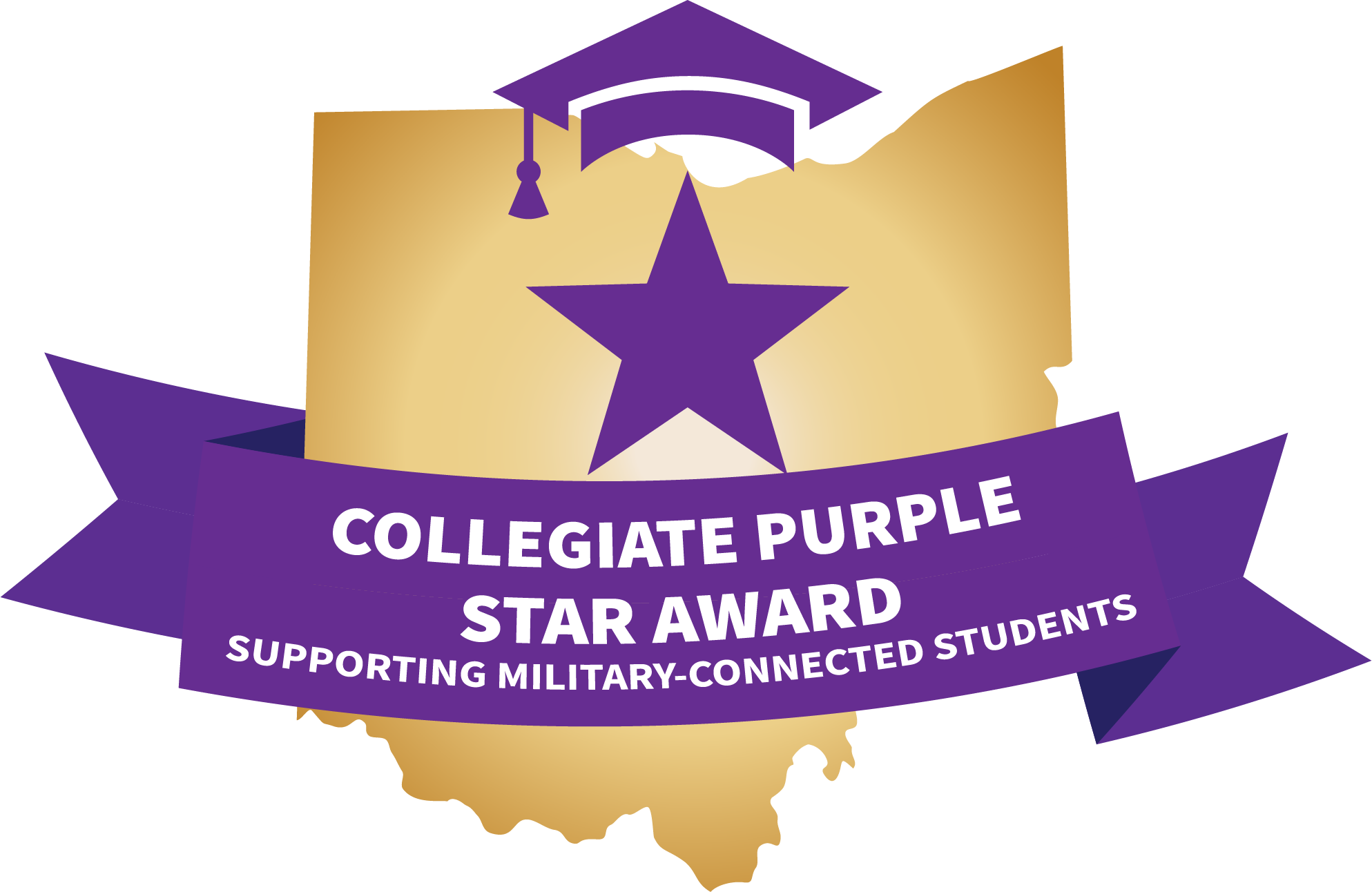 collegiate purple star award digital badge