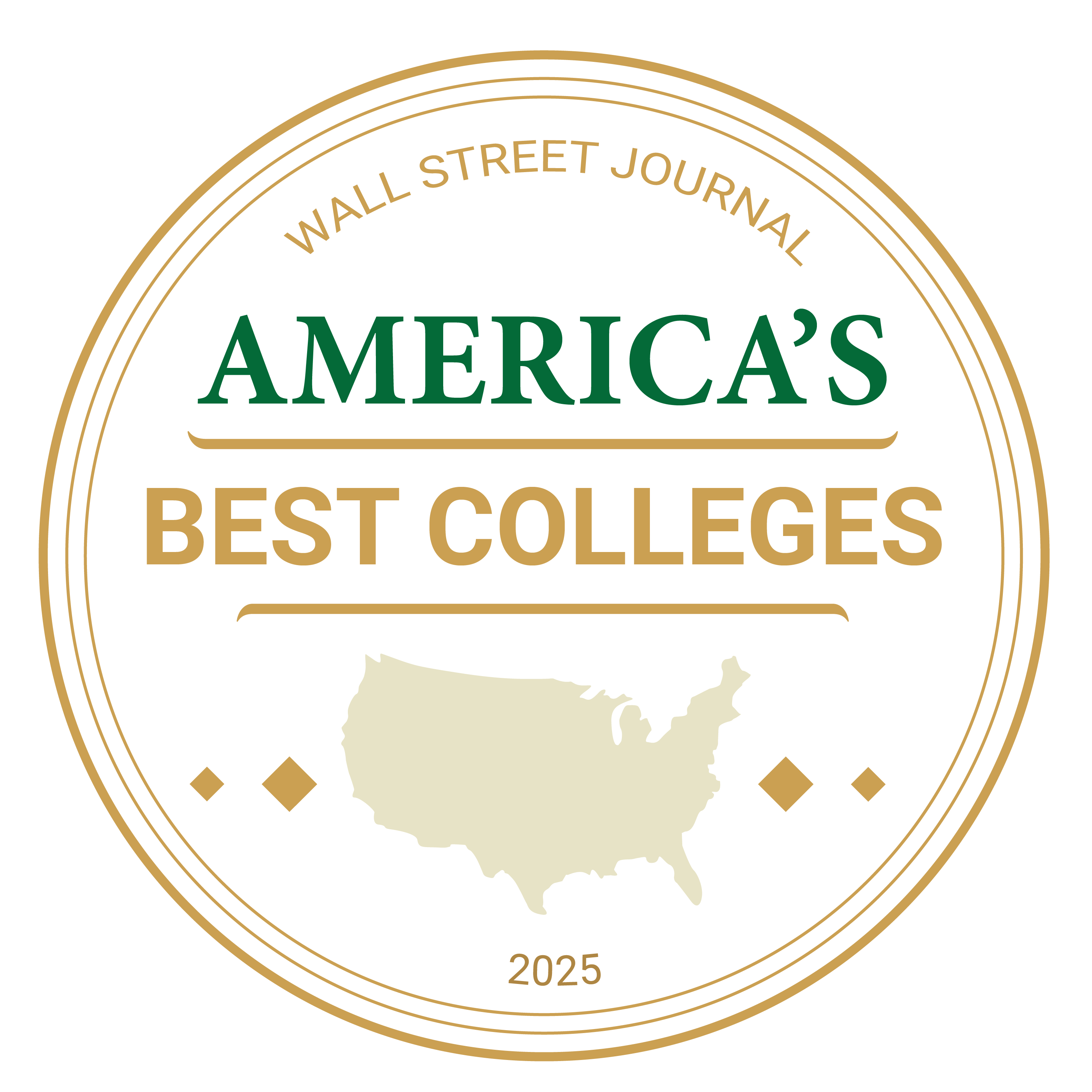 2025 Wall Street Journal America's Best Colleges