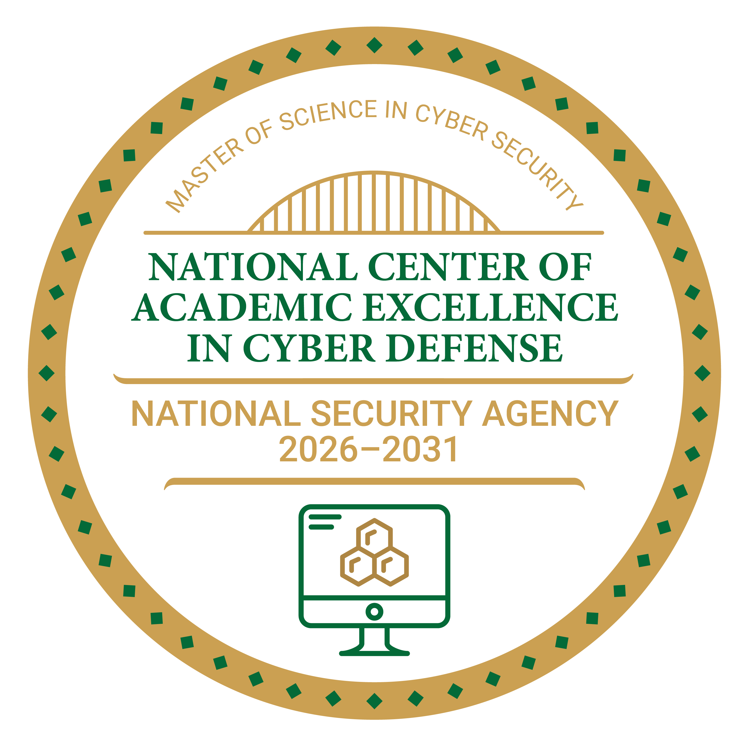 Cyber Security MS National Center of Academic Excellence in Cyber Defense