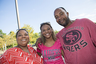 smiling family