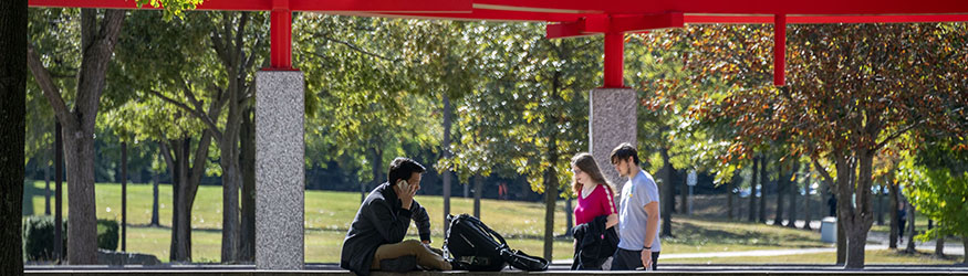 students on quad