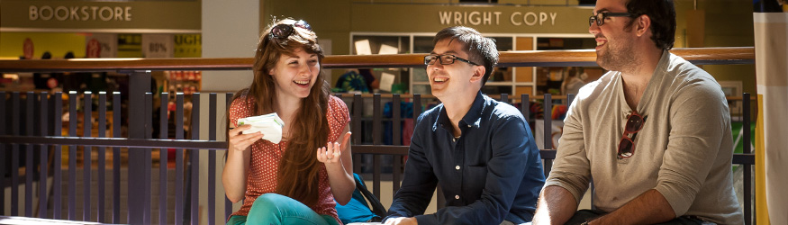 photo of students in the student union