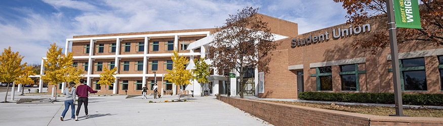 photo of the front exterior of the student union