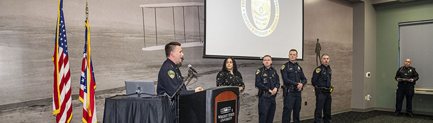 photo of an event in a the student union