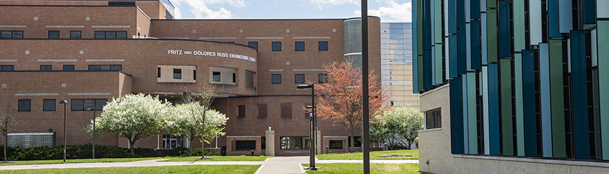 photo of the nec building and russ engineering center