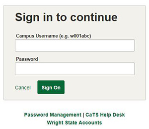 screen capture of the banner 9 admin log in screen