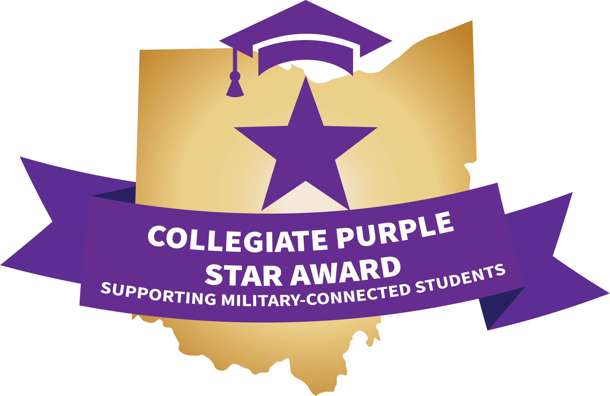 Collegiate Purple Star Award supporting military connected students