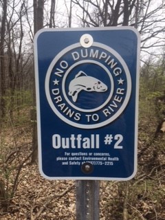 Stormwater Outfall Sign