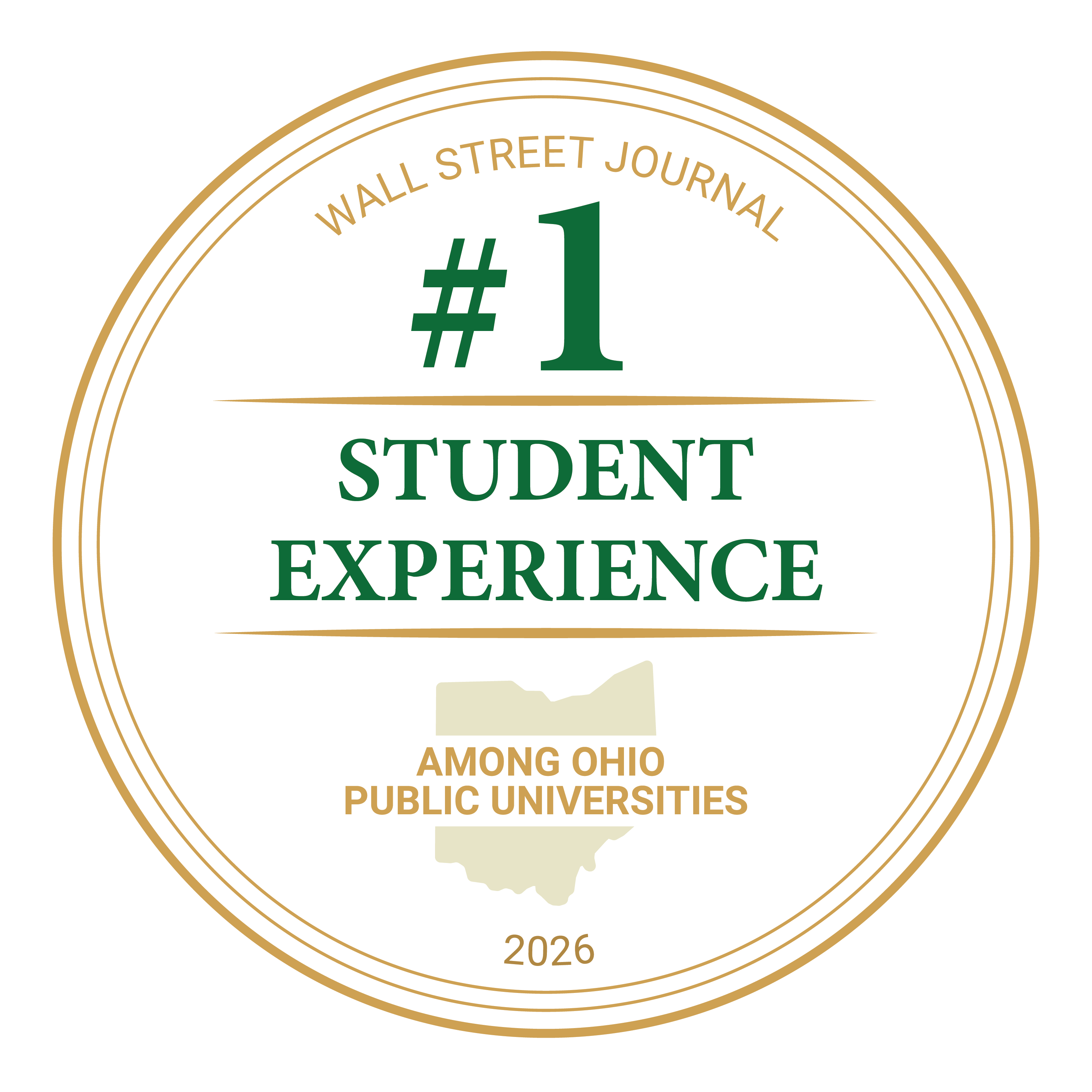 Wright State University number one student experience among Ohio public universities ranked by the wall street journal