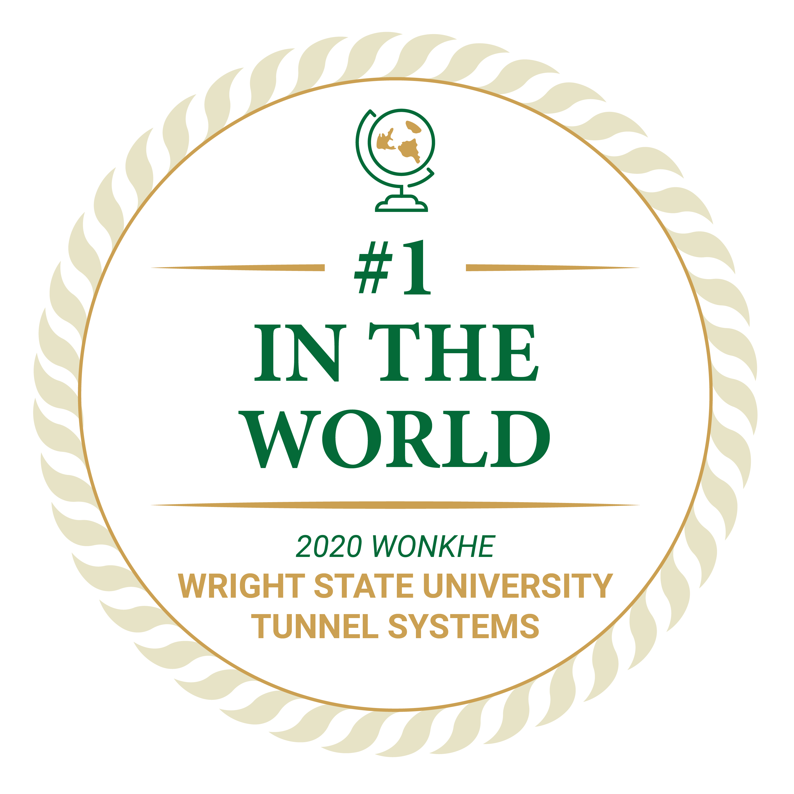 2020 Wonkhe #1 in the world wright state tunnel system