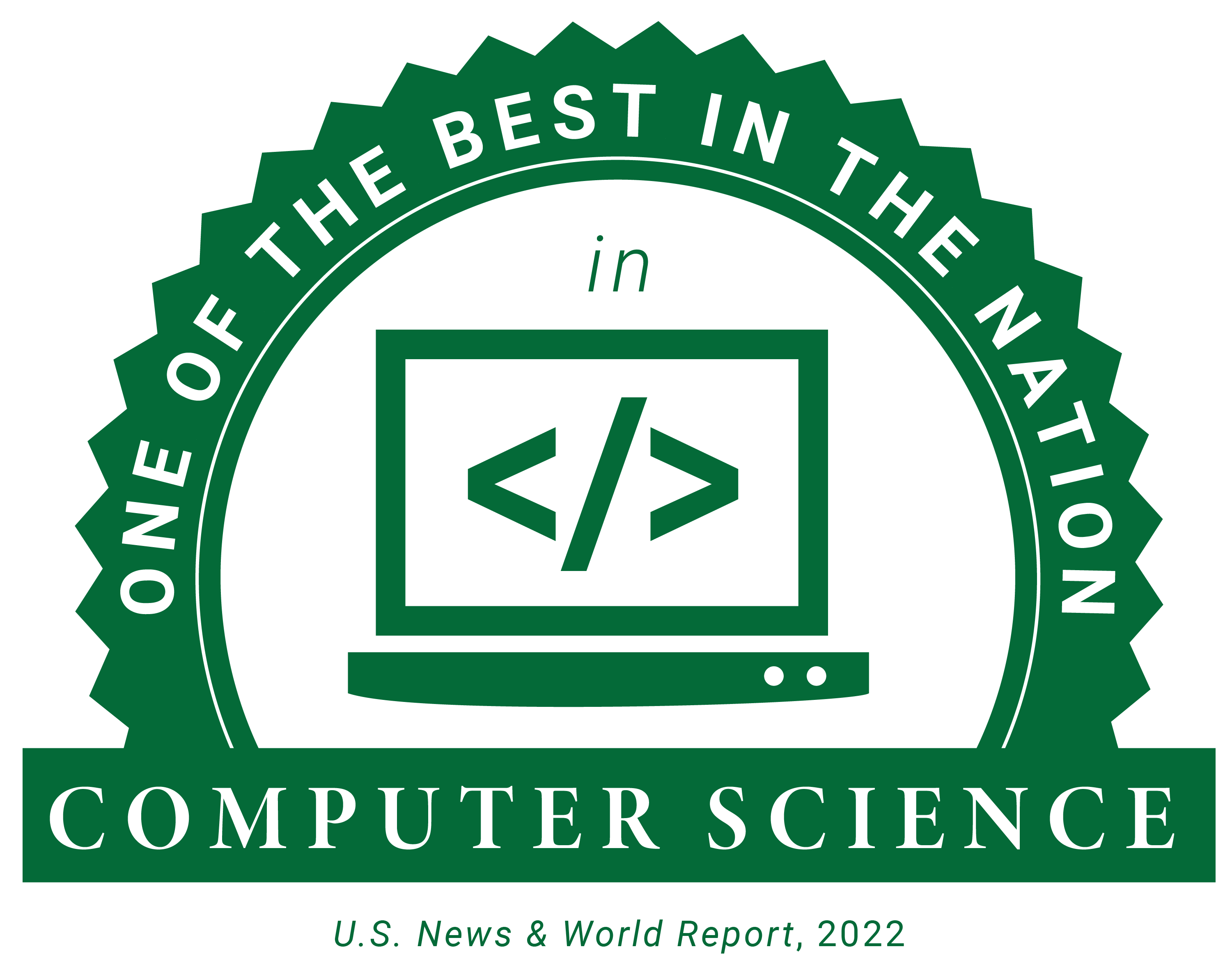 2022 U.S. News & World Report One of the Best in the Nation in Computer Science