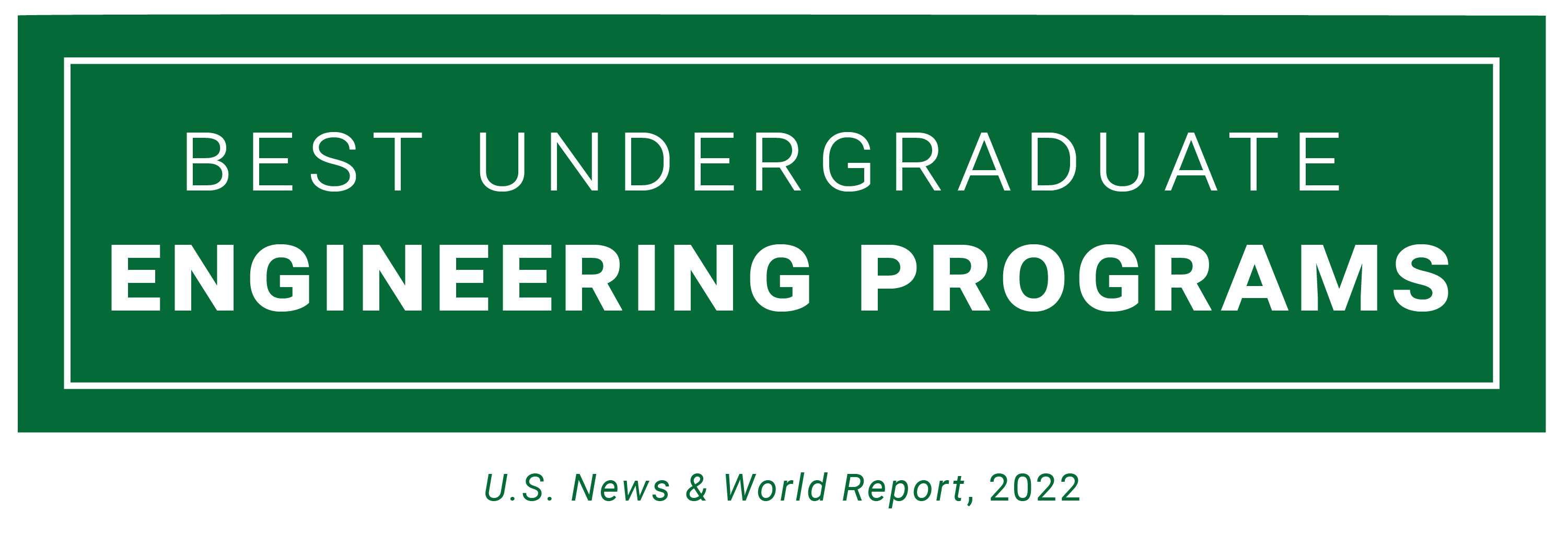 2022 U.S. News & World Report Best Undergraduate Engineering Programs
