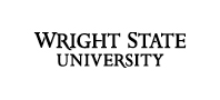 Wright State 2-line wordmark black