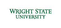 Wright State 2-line wordmark green