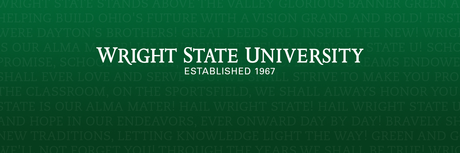 wright state university wordmark twitter cover image