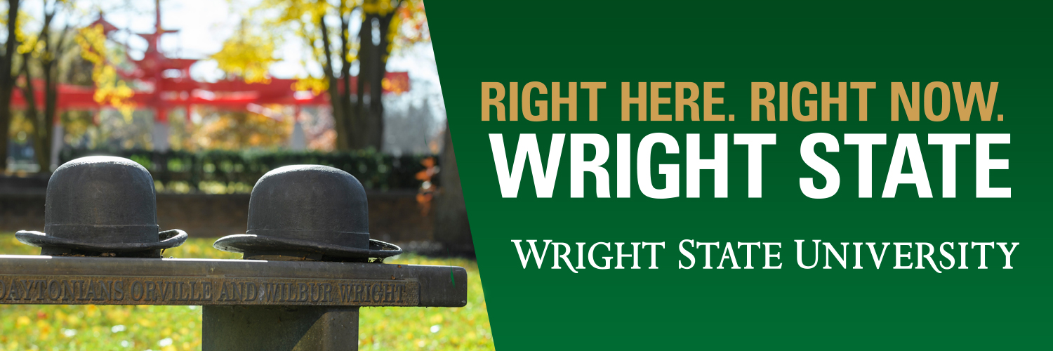 right here right now wright state twitter cover image
