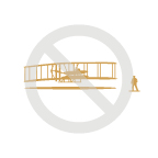 Wright State Violation - separating biplane and/or Wilber Wright figure