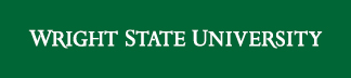 Wright State wordmark white