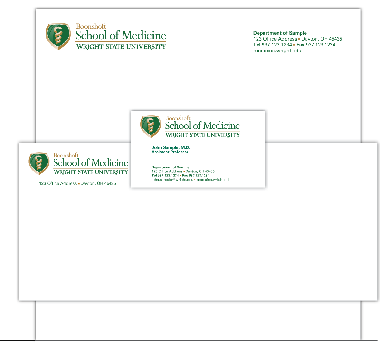 Boonshoft School of Medicine Letterhead