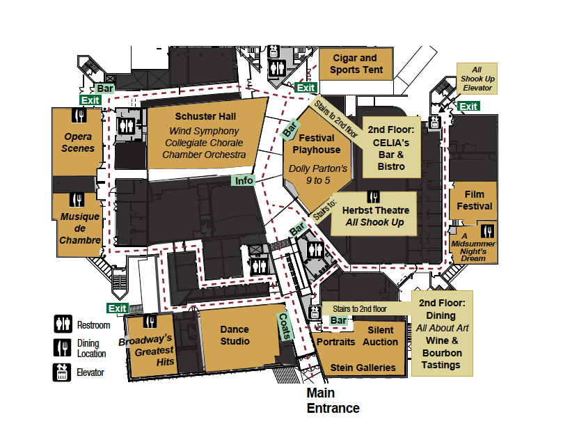 Maps and Directions ArtsGala Wright State University