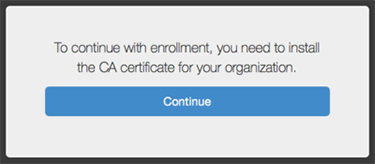 screen capture of the casper ca certificate window