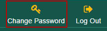 screen capture of the change password link location