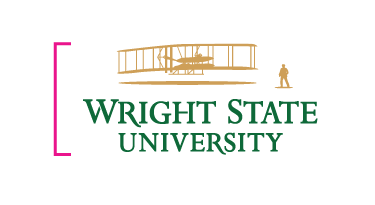 Wright State University primary logo - The height may not drop below .5 in.