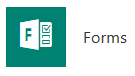 screen capture of the office365 forms icon