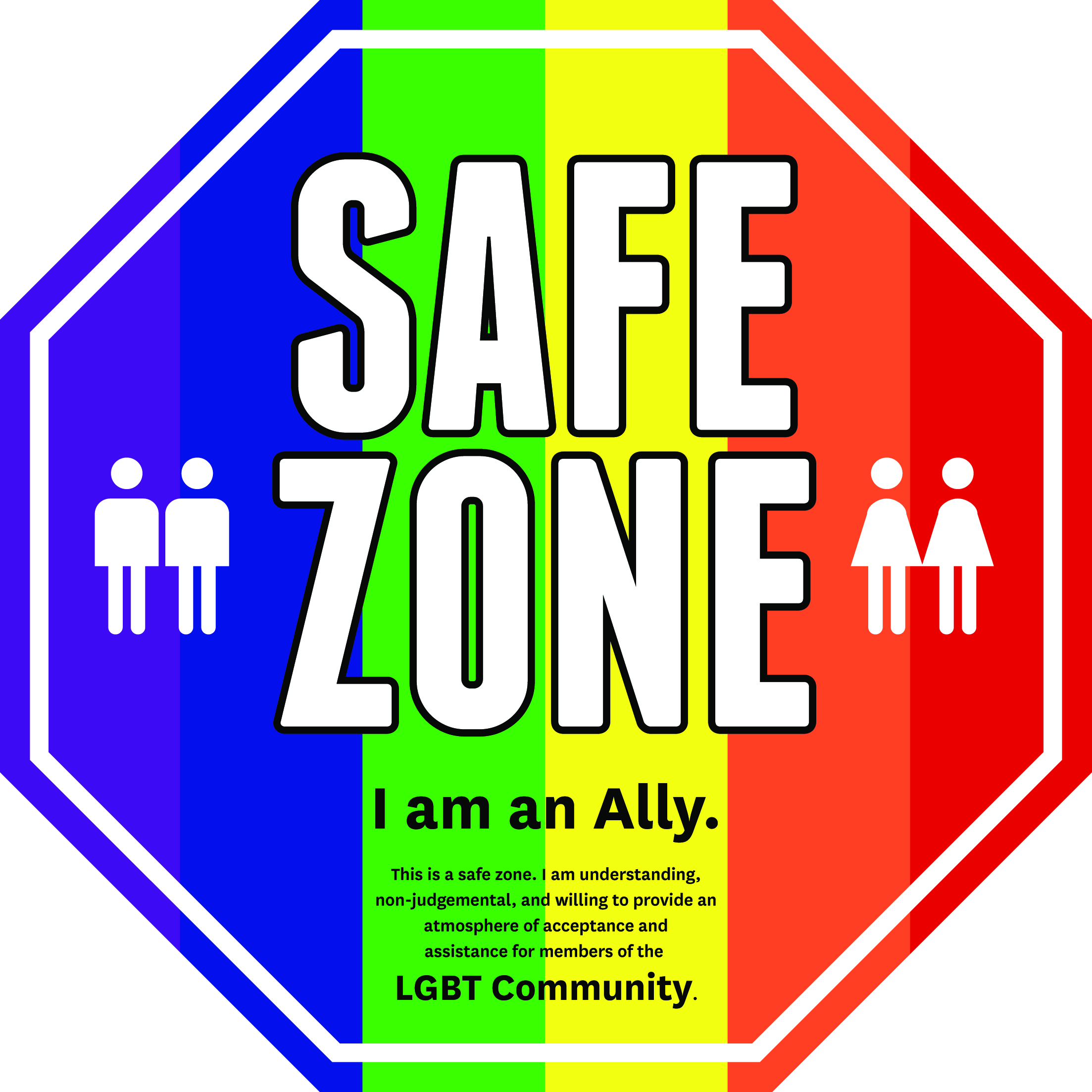 Printable Safe Space Sign