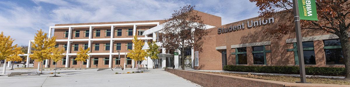 photo of the exterior of the student union