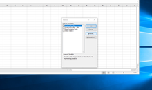screen capture of the browse add ins window in excel