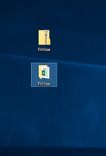 screen capture of the phstat extracted folder from the compressed file link